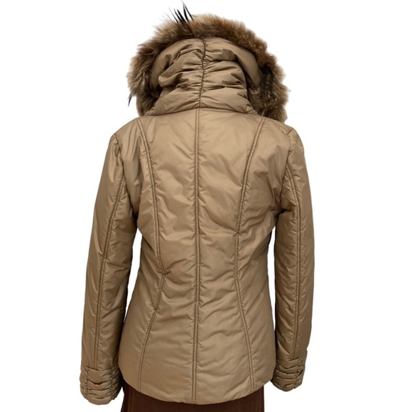 Italian Designer Mariella Rosati Fur trim Jacket Coat - Picture 5 of 6